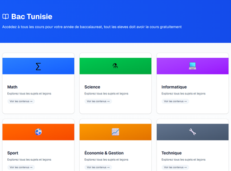 School Courses Platform